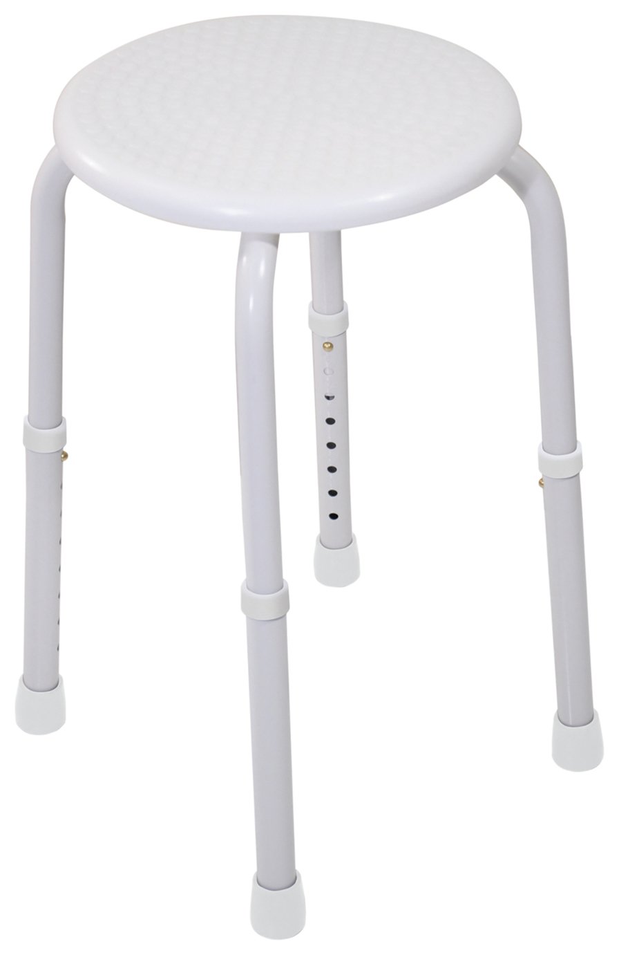 Aidapt White Multi-Purpose Aluminium Stool