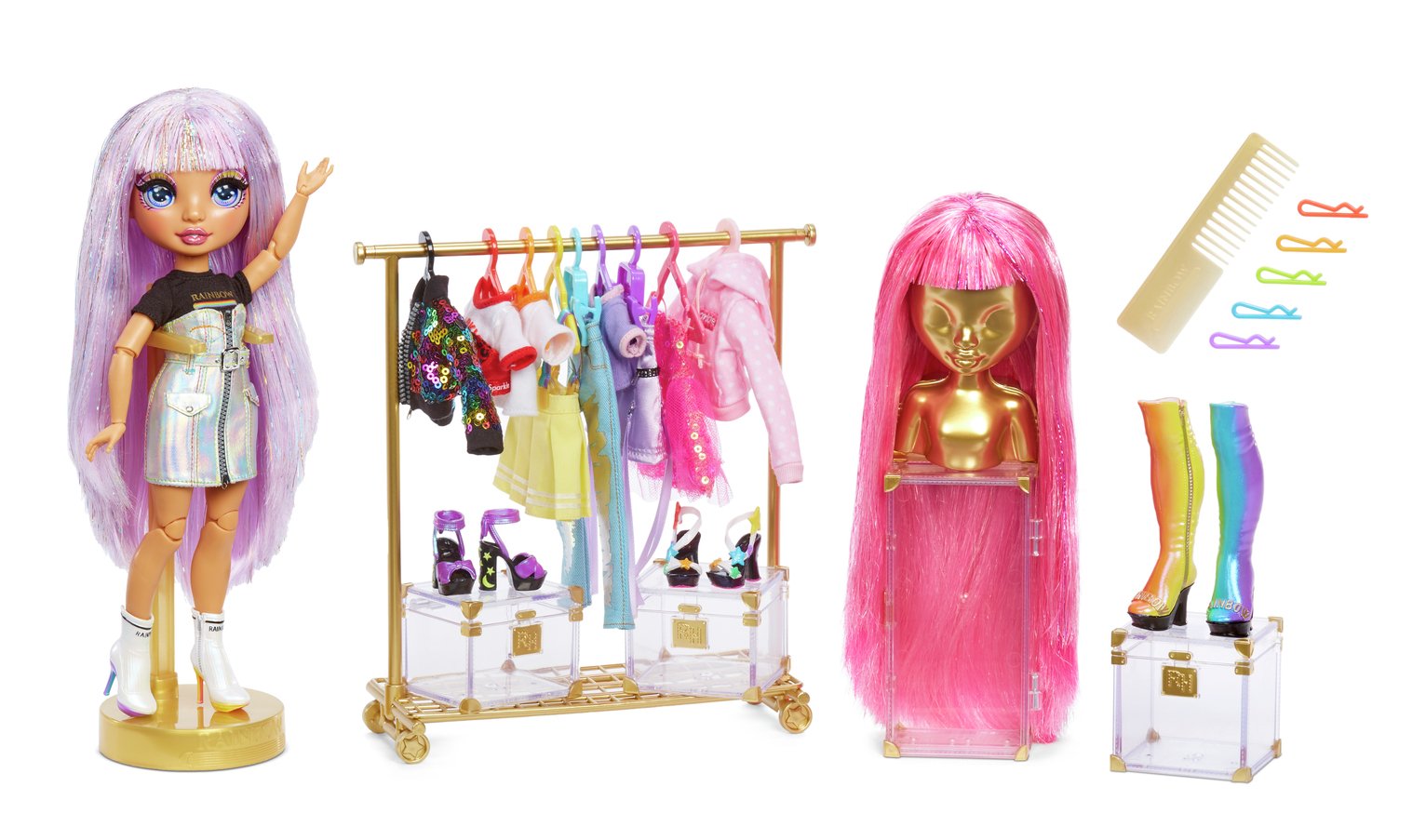 pink wig argos