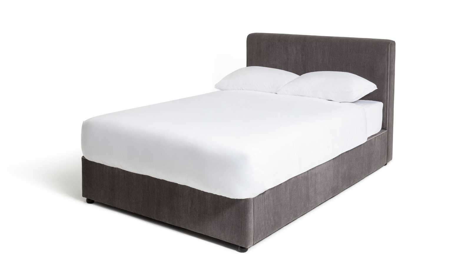 Habitat Tristan Double Ottoman Fabric Bed Frame - Grey