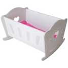 Chad valley babies to love wooden doll's store crib and blanket