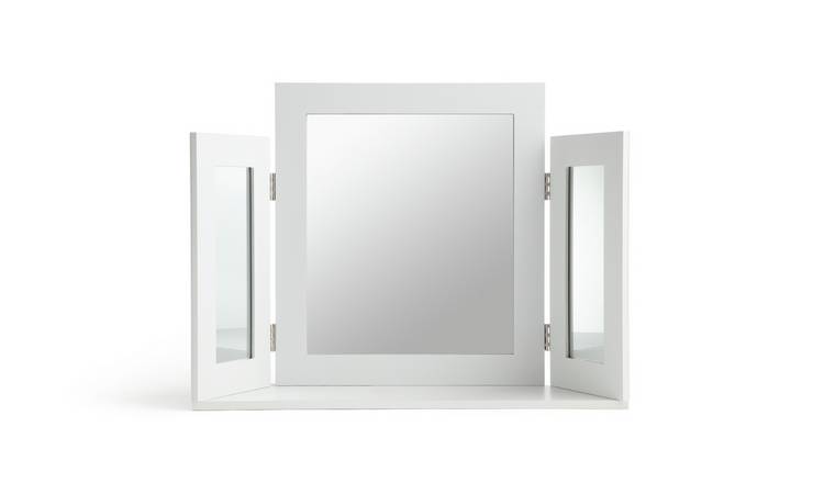 Argos Home Triple Mirror - White