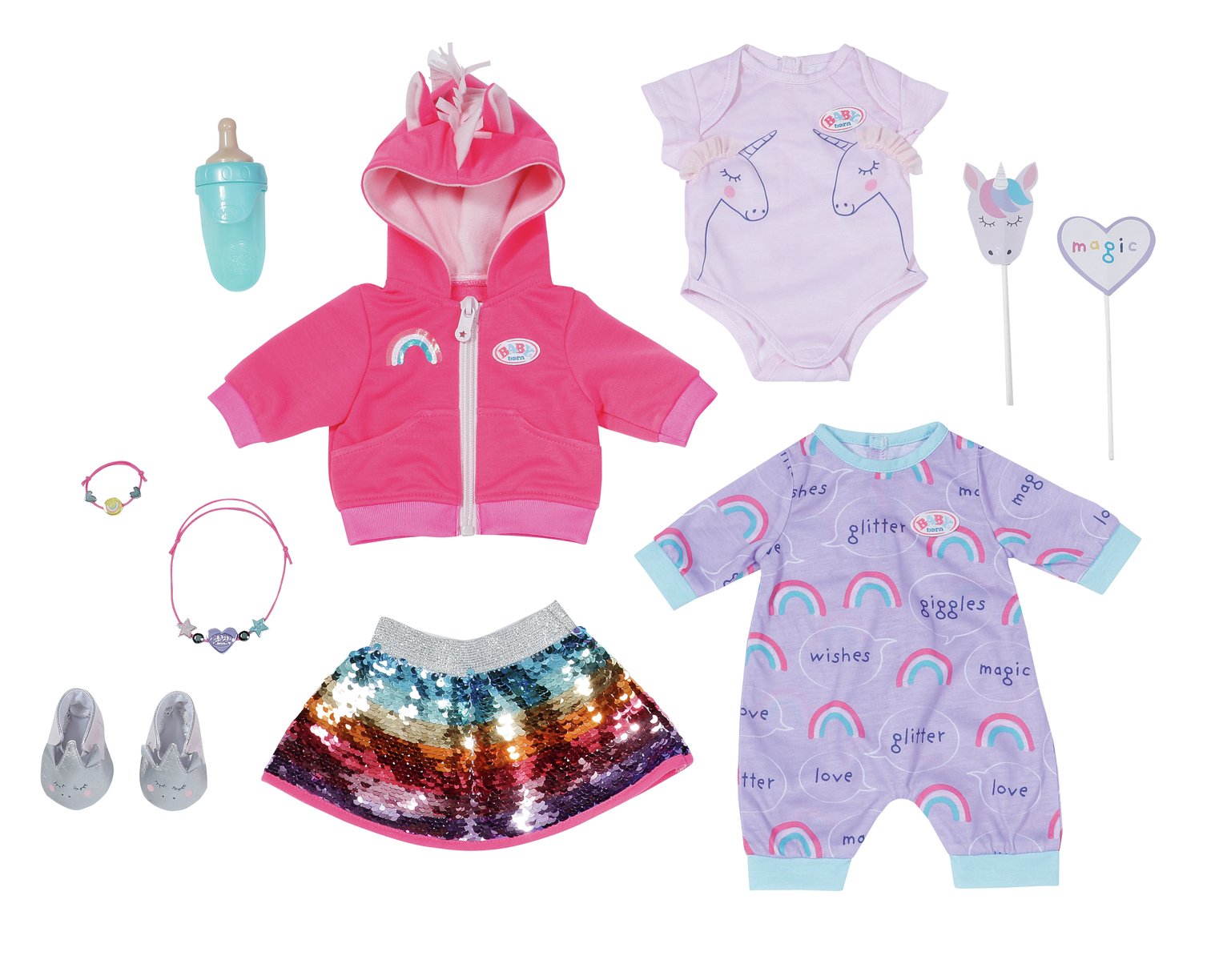 baby born unicorn set