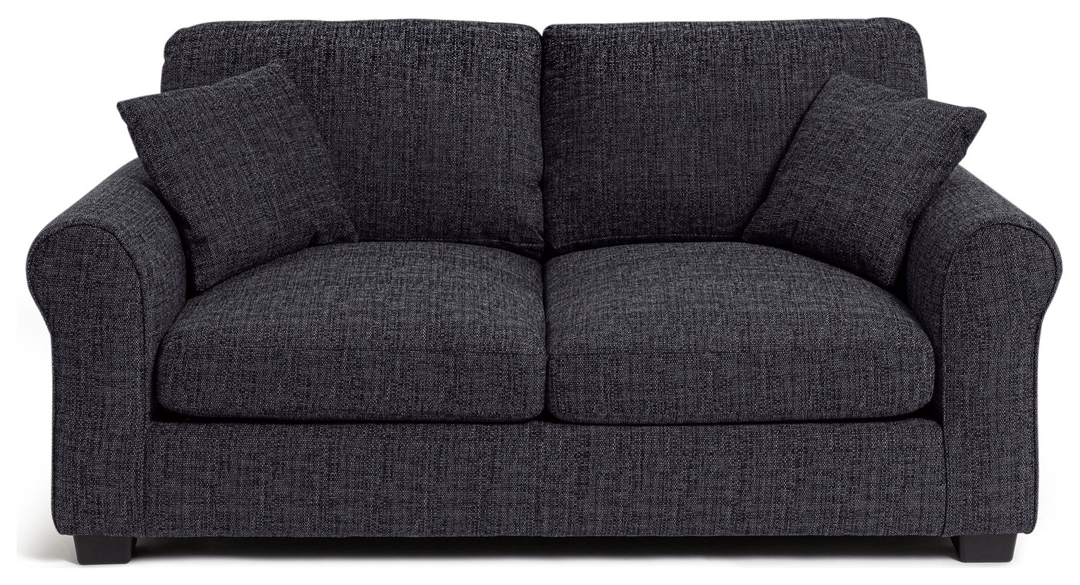 Habitat Lisbon Fabric 2 Seater Sofa Bed - Charcoal