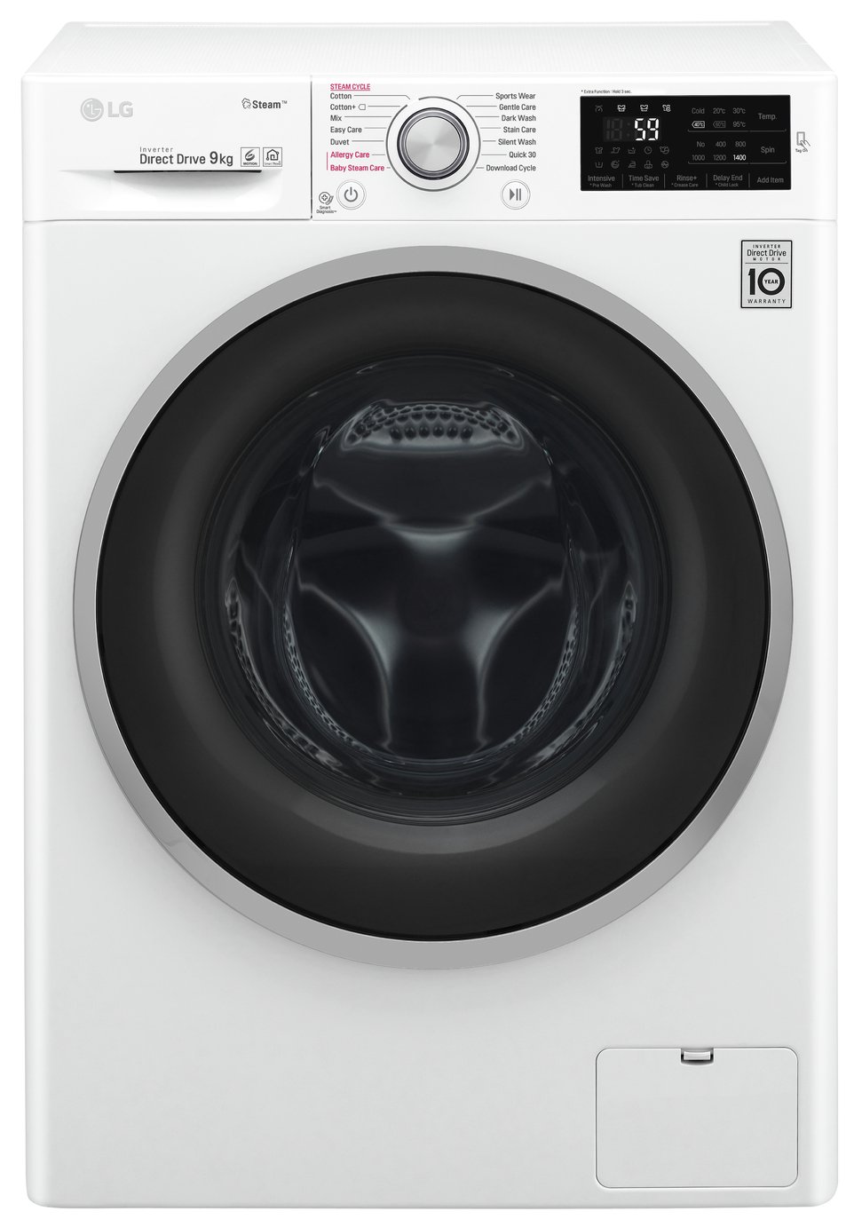 LG F4J609WS 9KG 1400 Spin Washing Machine Review