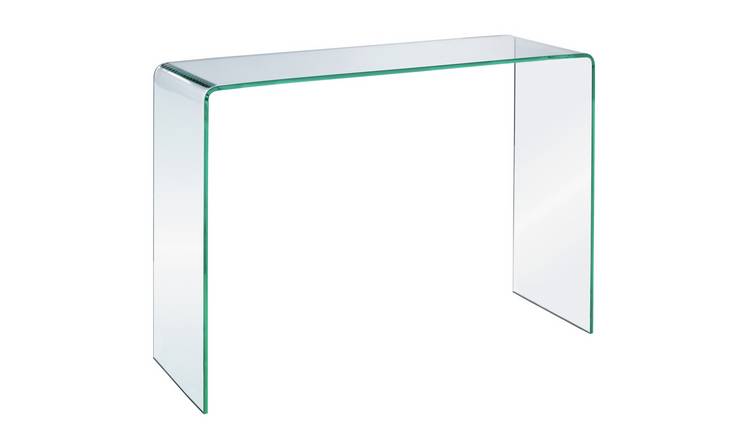 Habitat Gala Tempered Glass Console Table