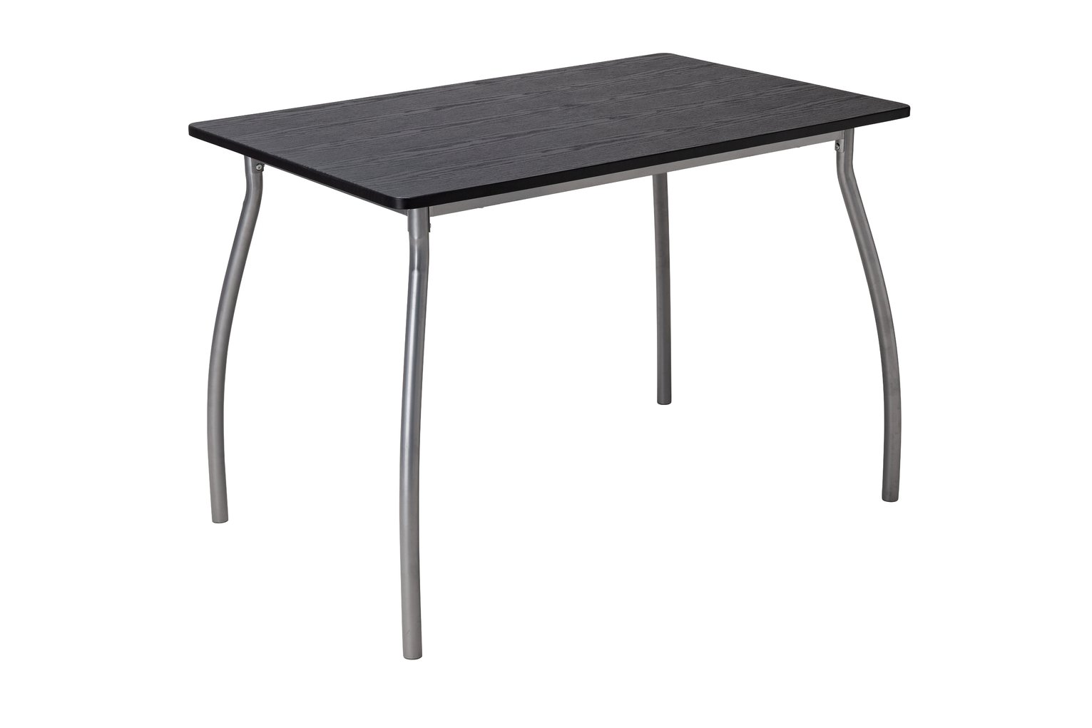 Argos Home Leon Black Dining Table & 4 Black Chairs Reviews Updated
