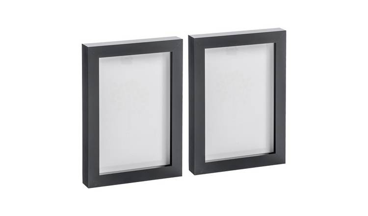 Nicola Spring Photo Frames - 5" x 7" - Set of 2 - Black