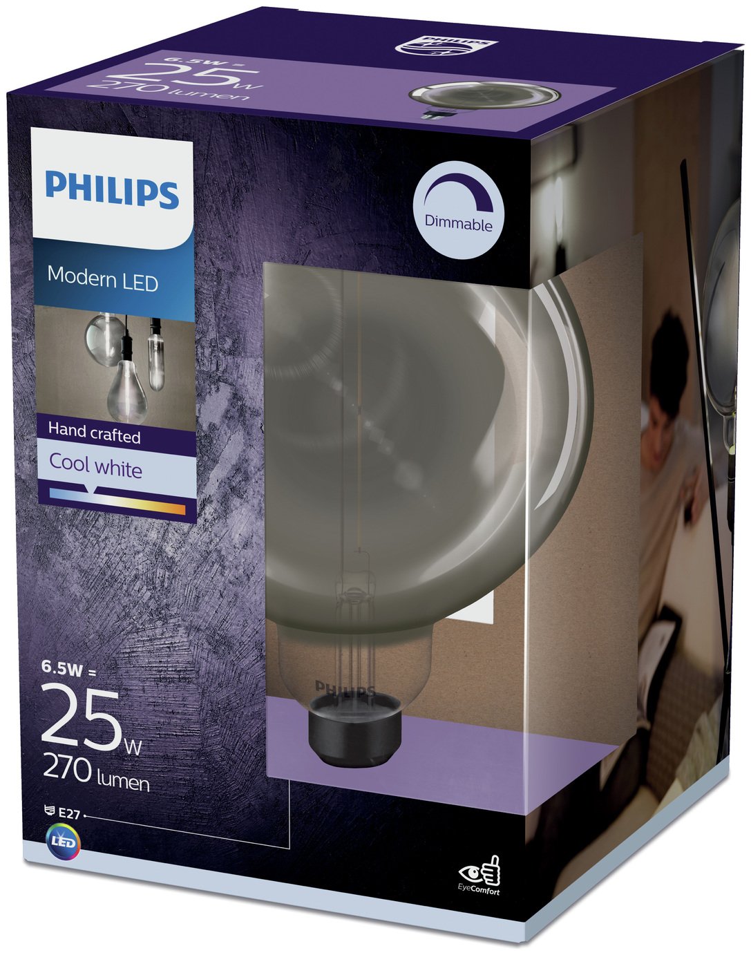 Philips LED Filament E27 6.5W (25W) Dim Giant Bulb Review