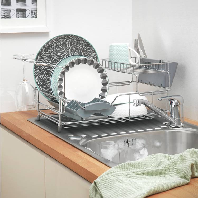 Habitat 2 Tier Deluxe Dish Rack 0