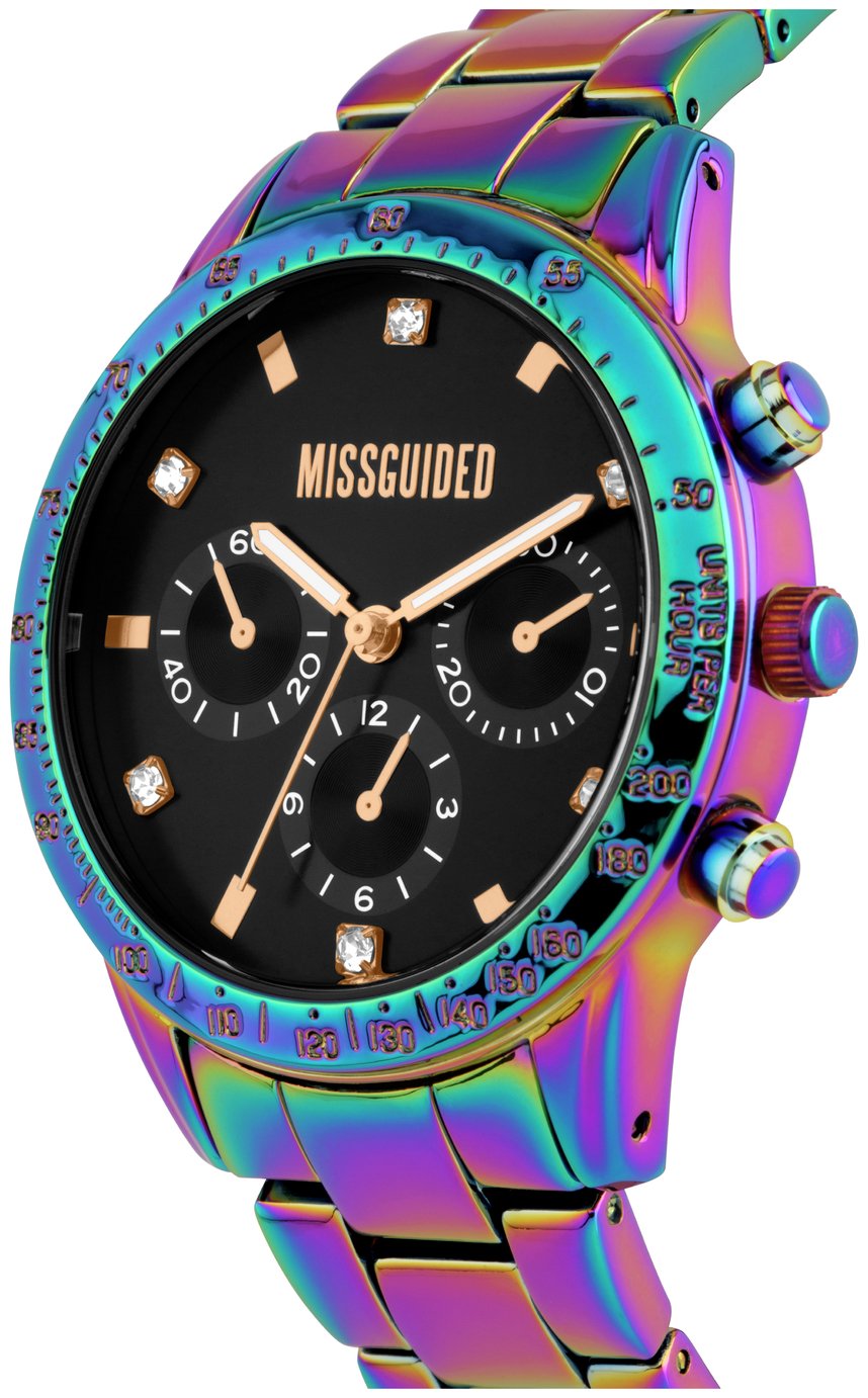 Missguided Iridescent Multicoloured Bracelet Watch Review