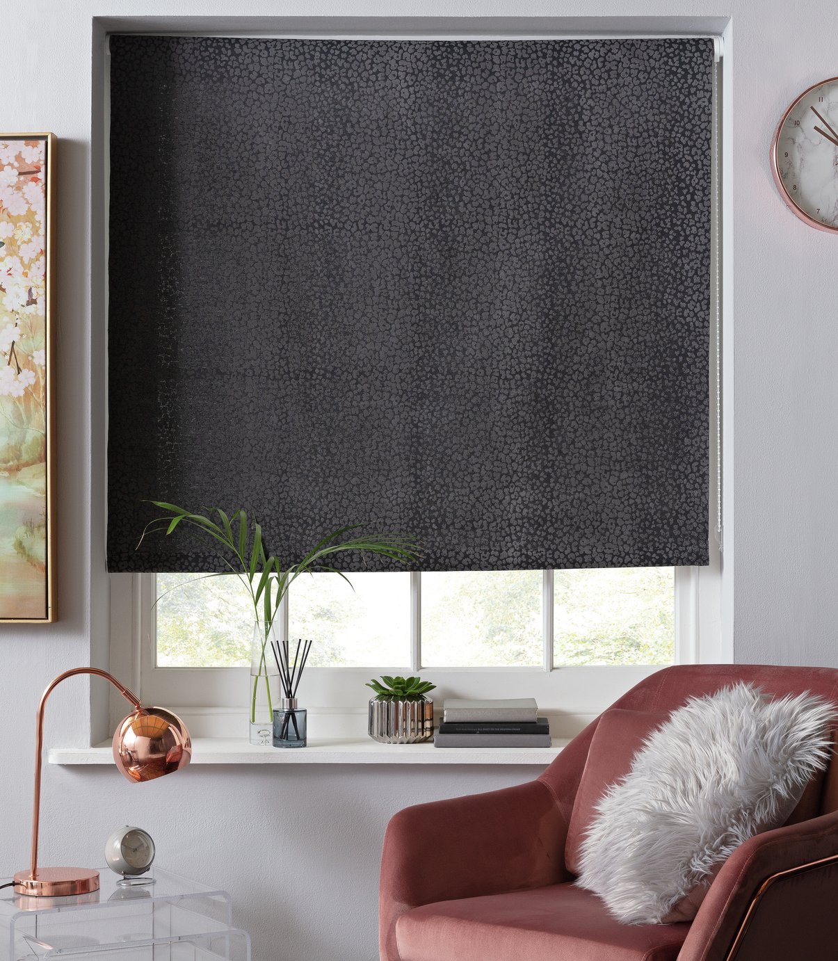 Argos Home Leopard Print Daylight Roller Blind - 3ft