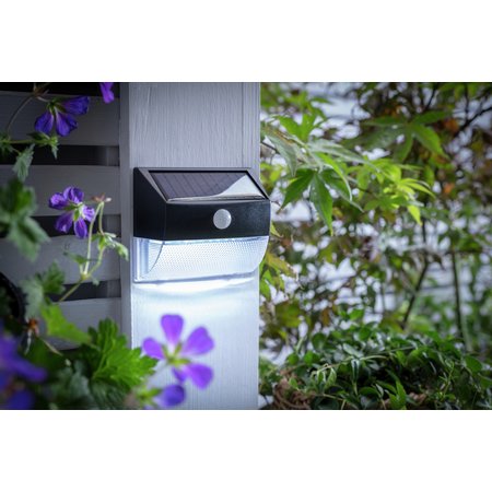 Habitat White Motion Detector LED Solar Light