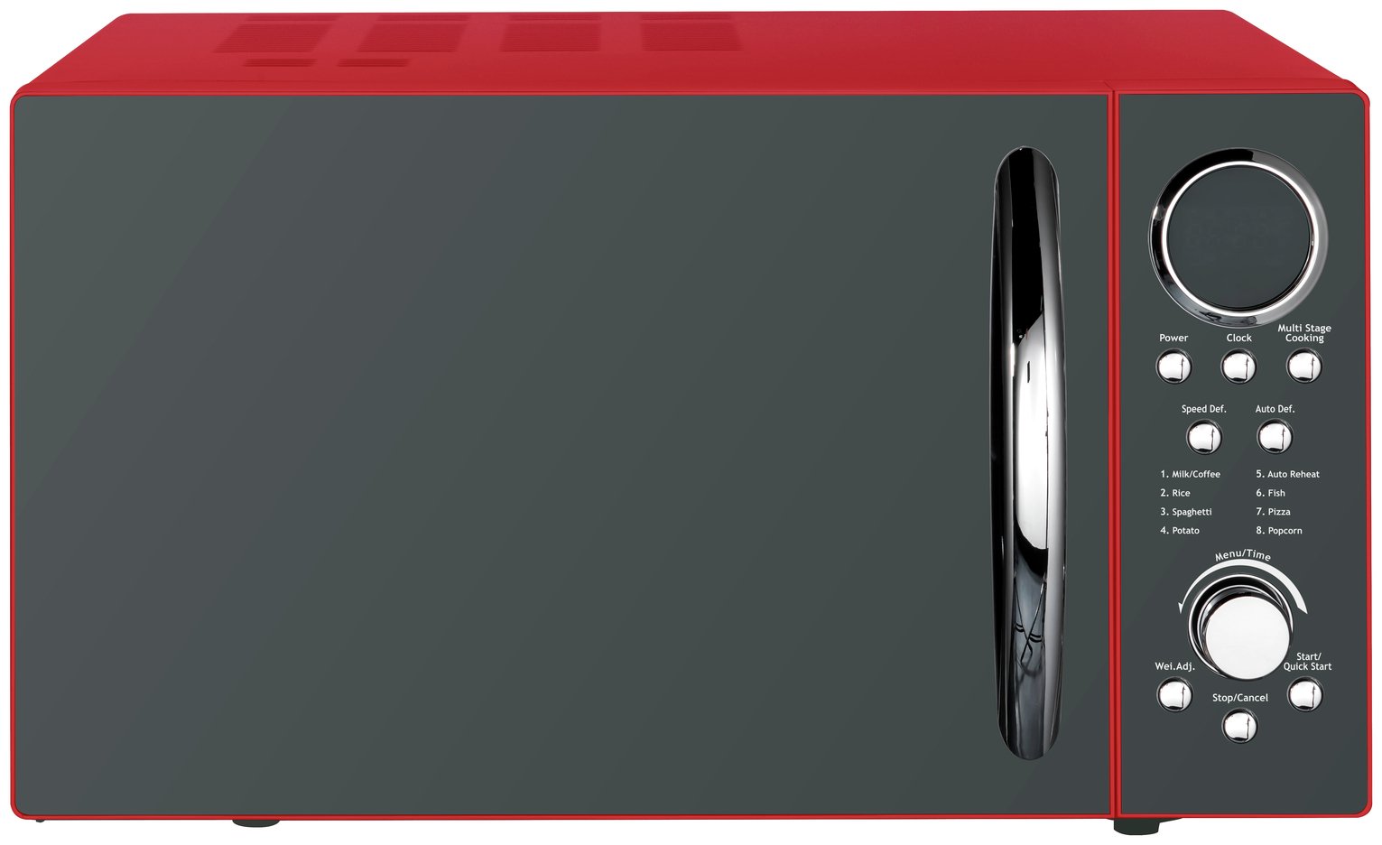 Morphy Richards 900W Standard Microwave P90D23ELB8 - Red