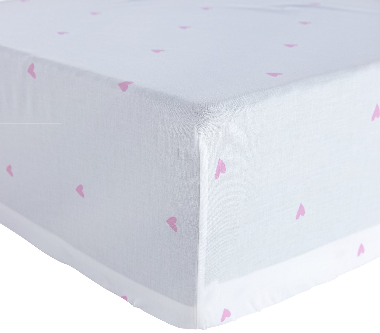 Argos Home Hearts Fitted Sheet - Single