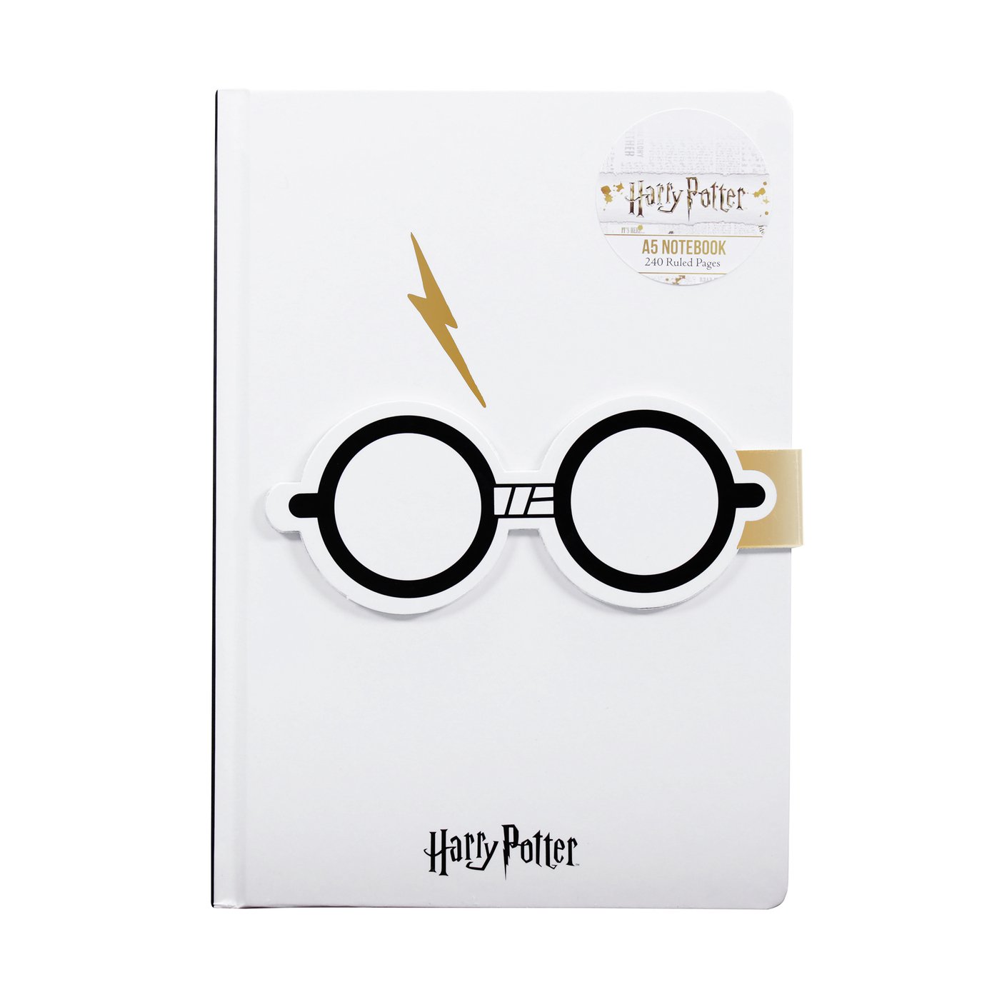 Harry Potter A5 Lightning Bolt Notebook