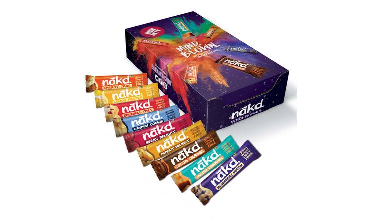 Nakd Mind Blown Fruit and Nut Mixed Case Snack Bars x 18