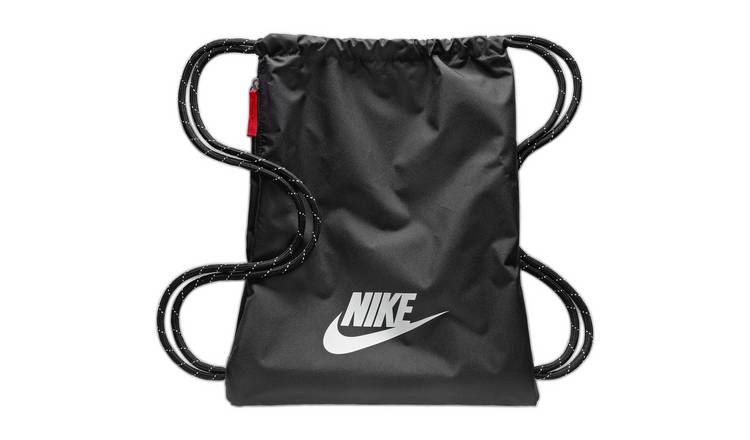 Buy Nike Heritage 2.0 Gym Sack - Black | Gym bags | Argos