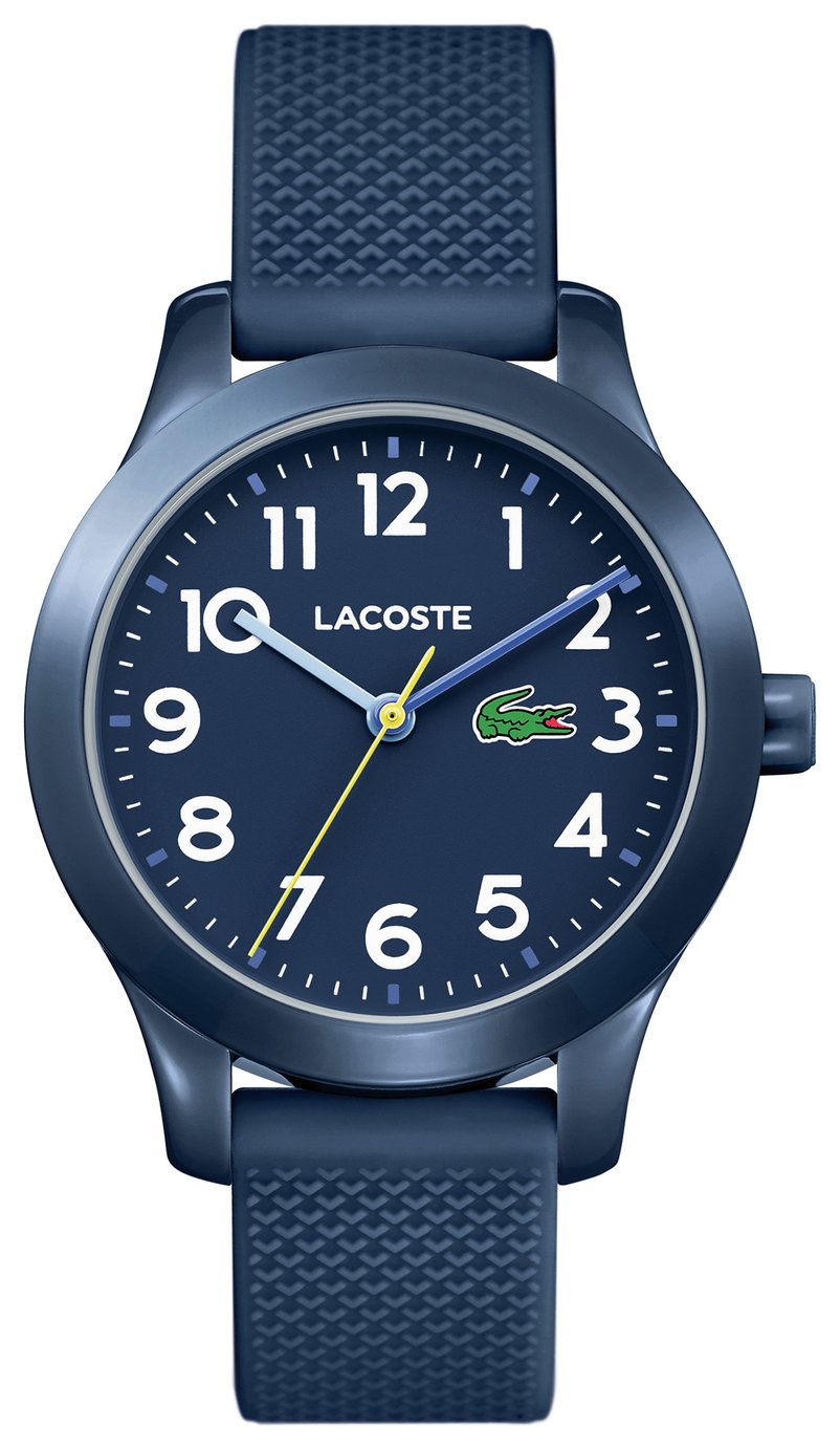 Lacoste Unisex Kid's Blue Silicone Strap Watch