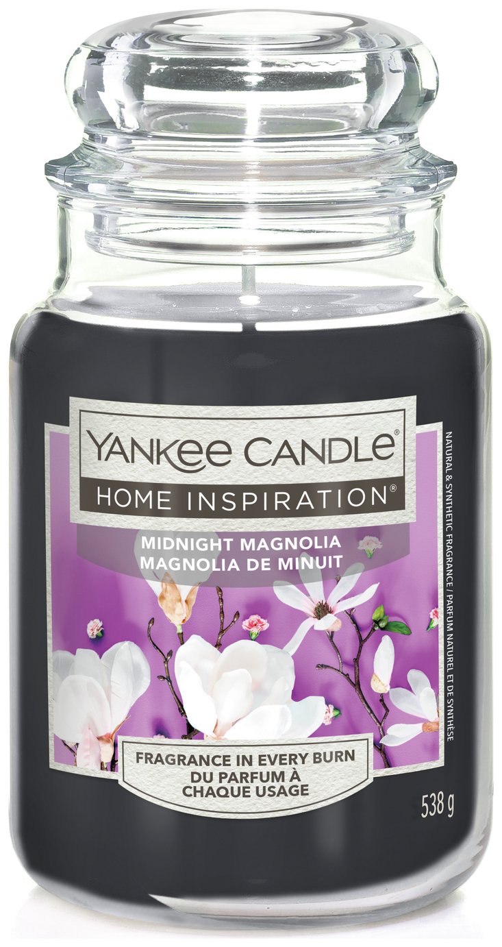 Yankee Home Inspiration Large Jar Candle - Midnight Mangolia