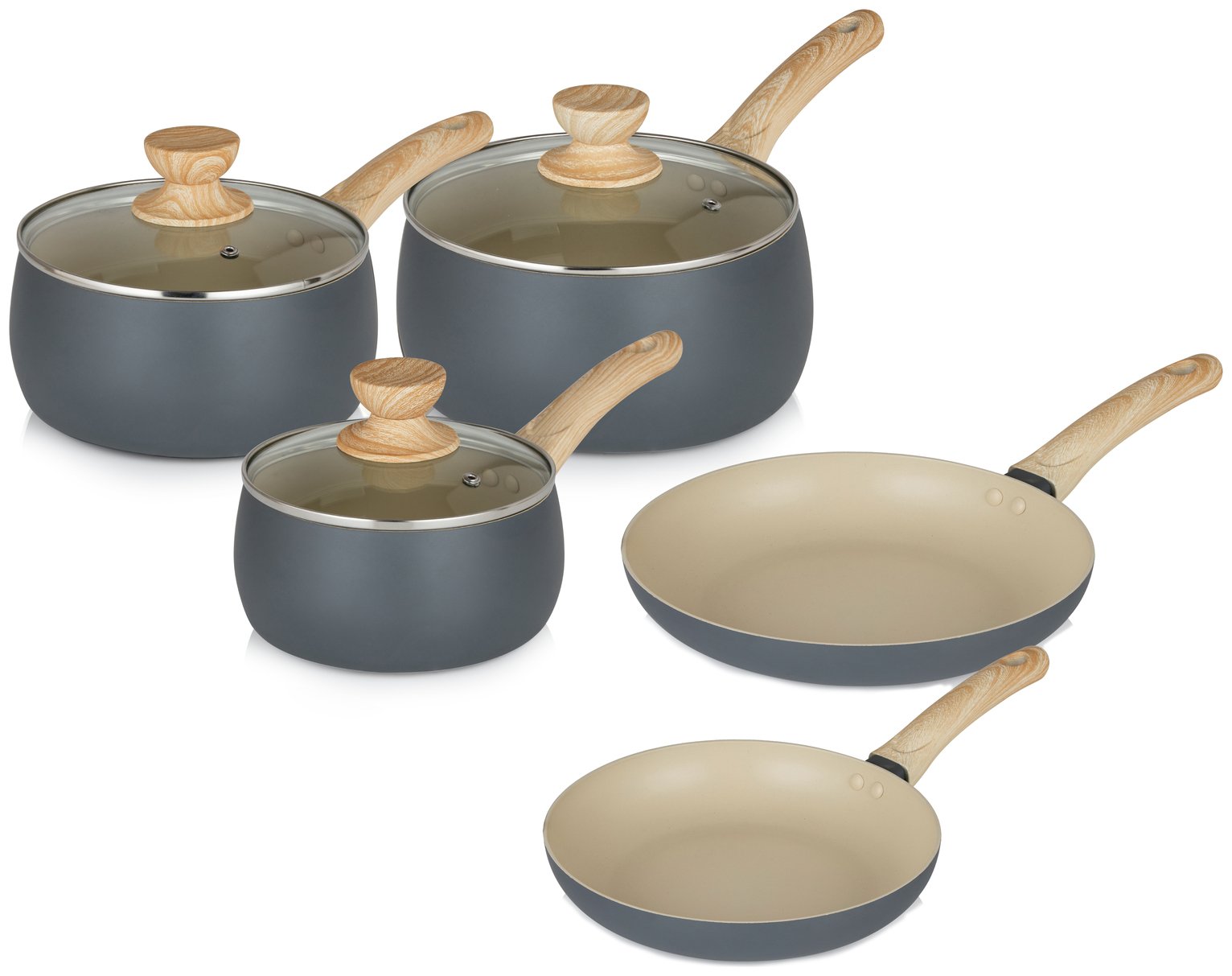 Tower Scandi 5 Piece Pan Set