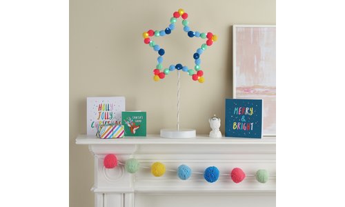 Illuminate Your Table with a Festive Pom Pom Star Nepal Ubuy
