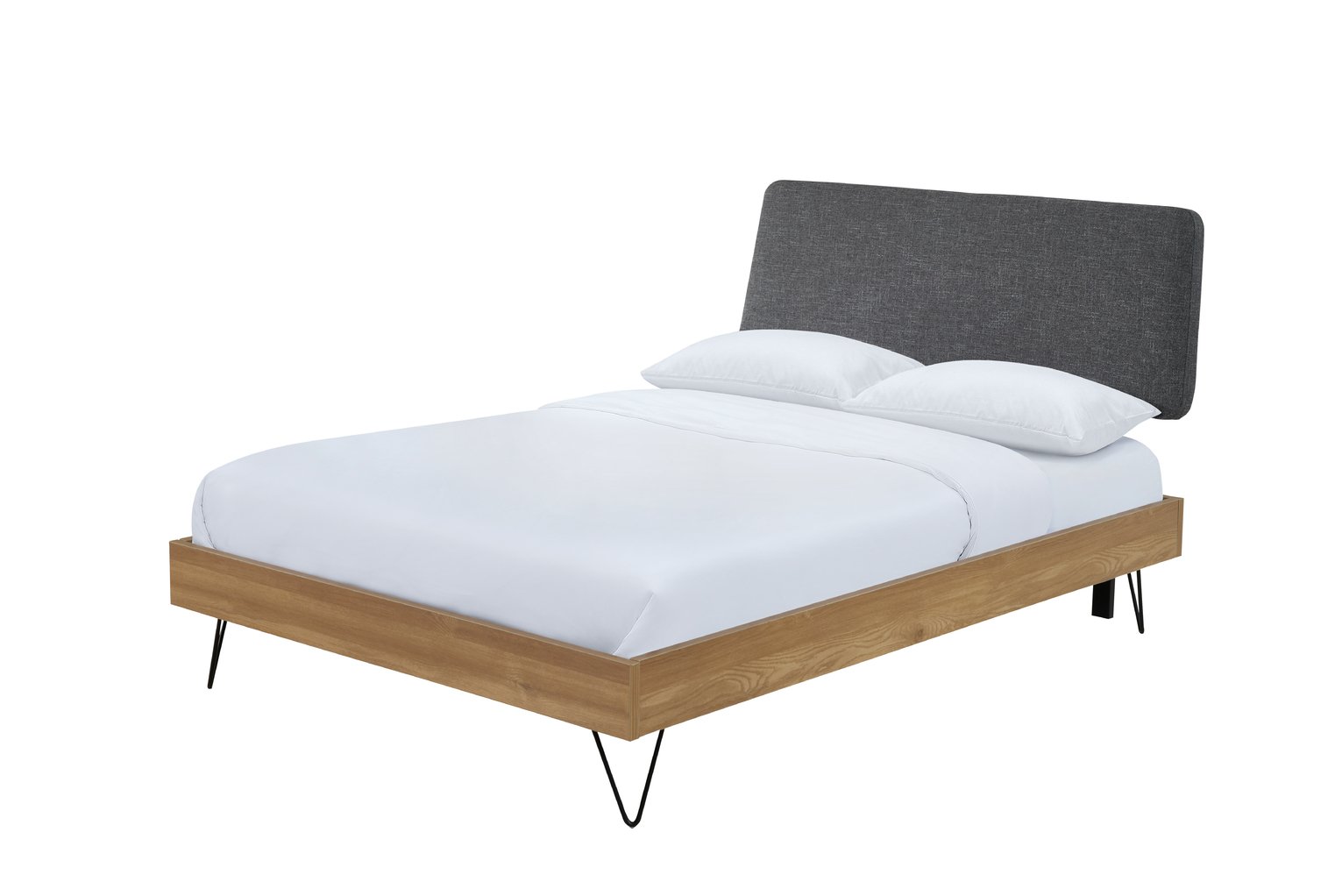 Argos Home Loft Living Double Bed Frame -Natural Wood Effect Review