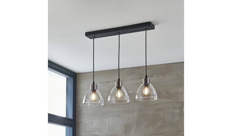 Buy Argos Home Kanso Glass 3 Pendant Ceiling Light Ceiling Lights Argos