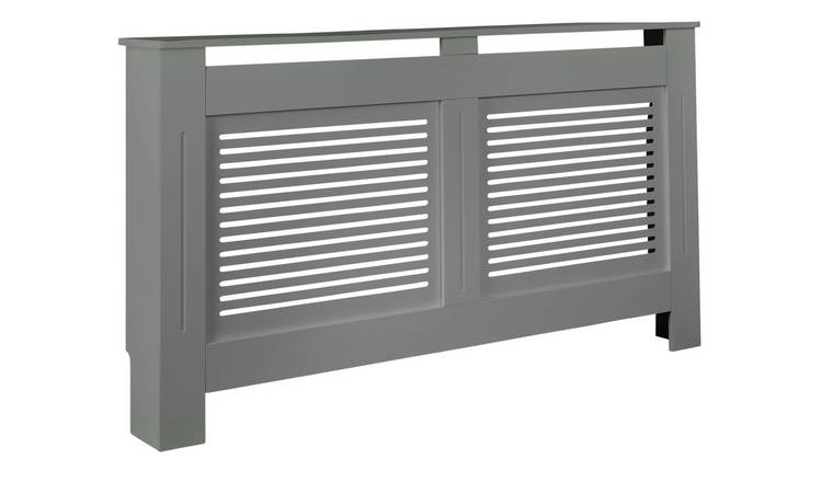 Buy Habitat Austin Large Radiator Cover - Grey | Radiator covers | Argos
