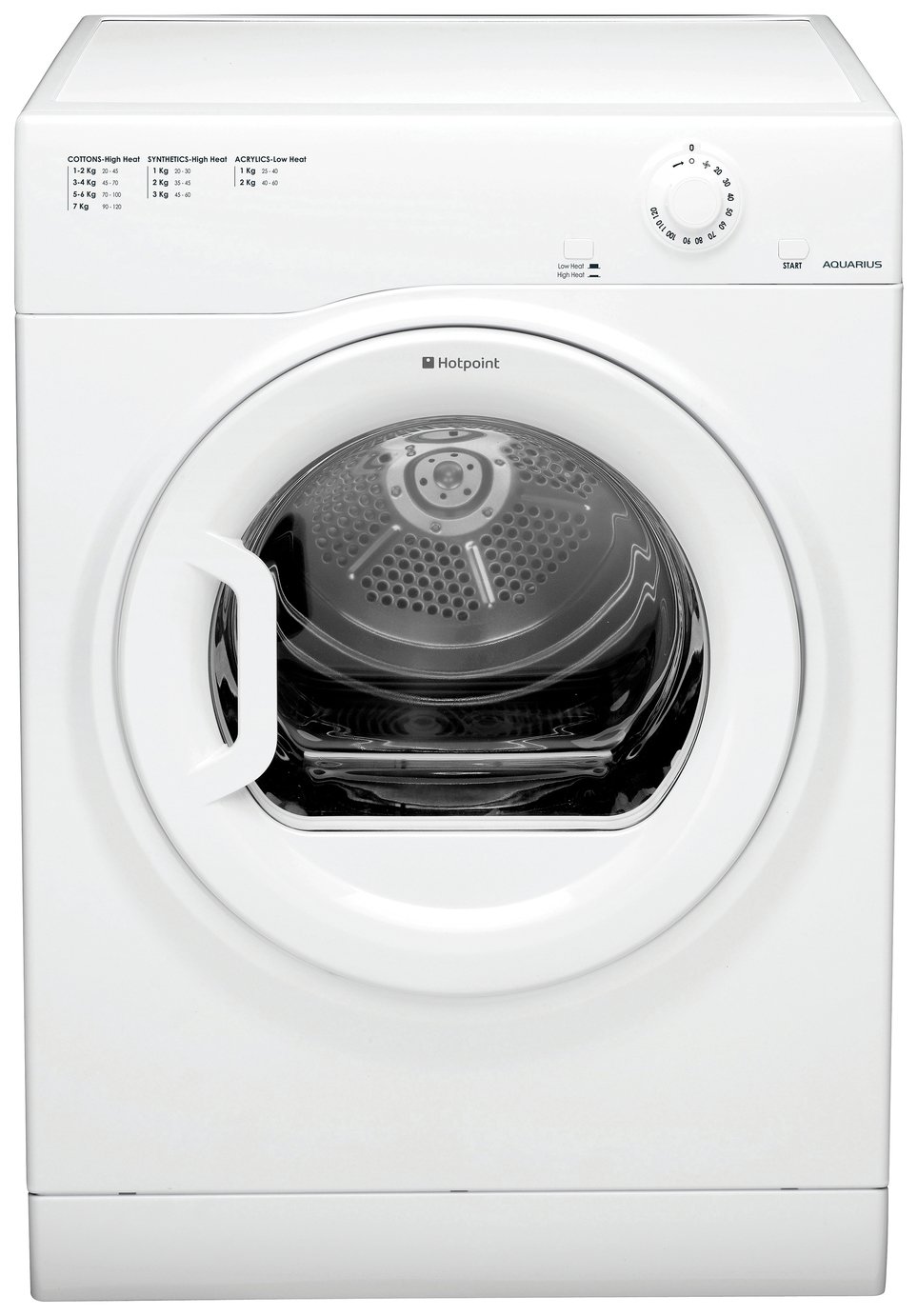 Hotpoint TVFM70BGP 7KG Vented Tumble Dryer - White