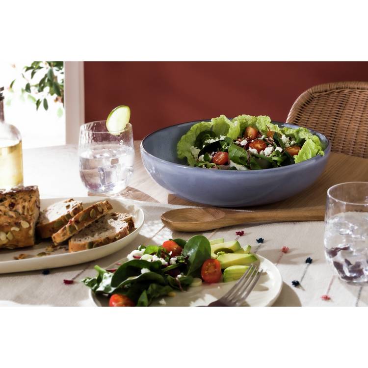 Habitat Evora Stoneware Serving Bowl - Blue 0