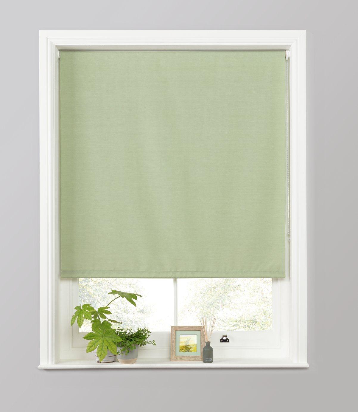 Argos Home Blackout Roller Blind - 4ft - Sage