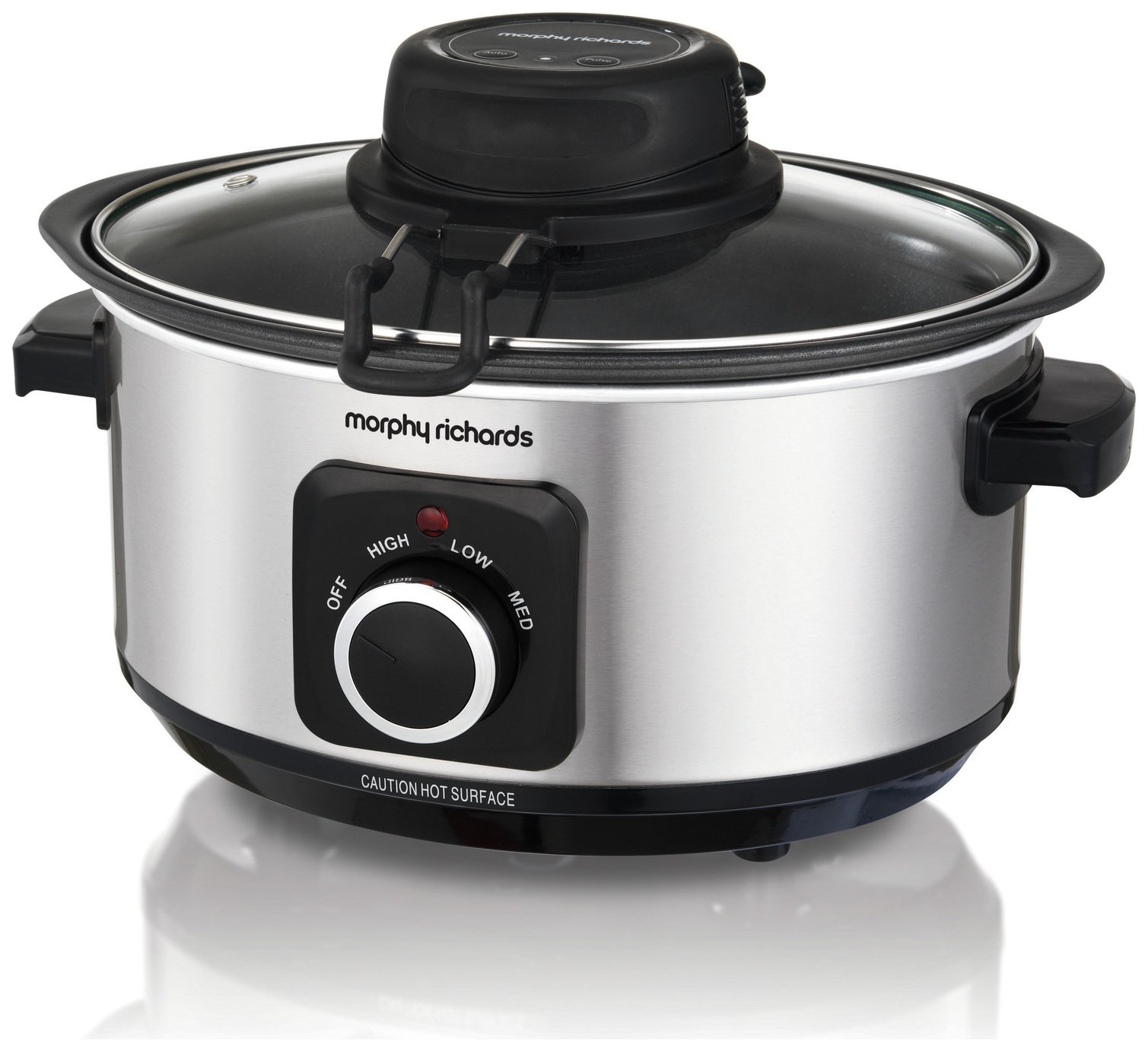 Morphy Richards 3.5L Auto-Stir Slow Cooker - Stainless Steel