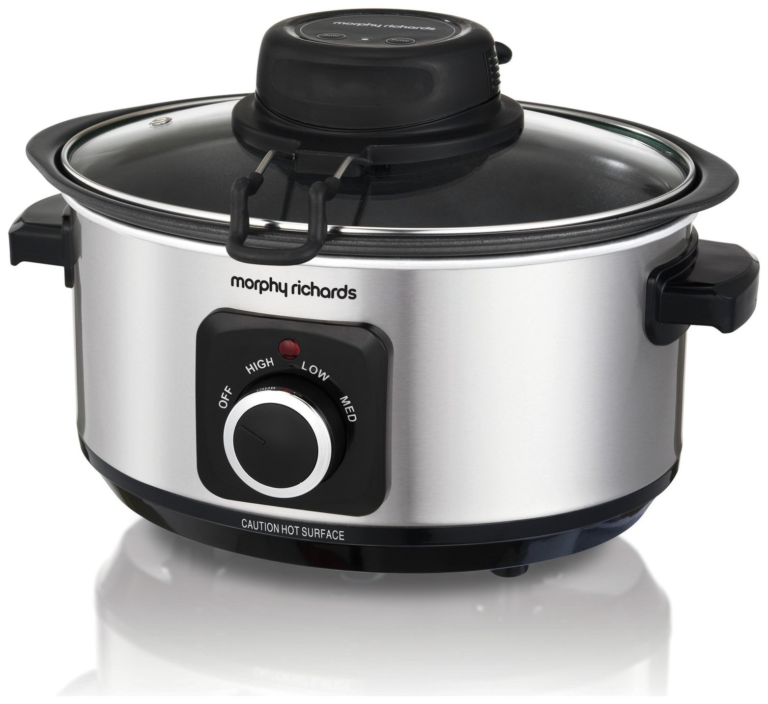 Morphy Richards 3.5L AutoStir Slow Cooker Stainless Steel (9204395