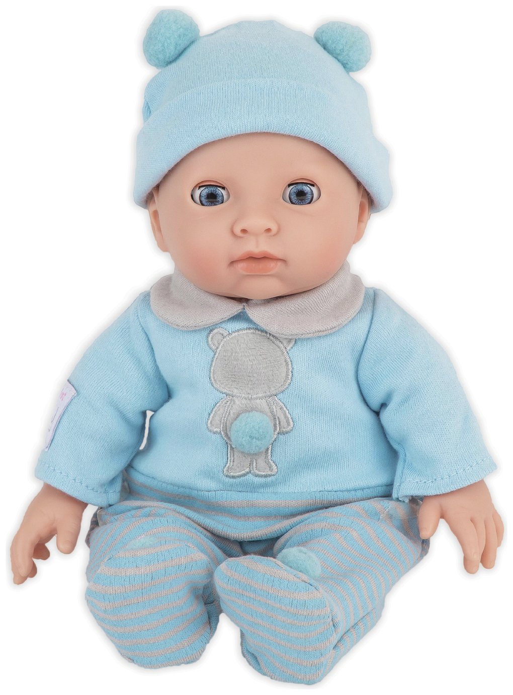 Chad Valley Tiny Treasures My First Baby with Blue Outfit