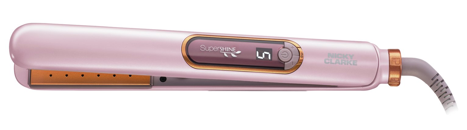 Nicky Clarke Super Shine Rose Hair Straightener 9204687 Argos Price Tracker pricehistory