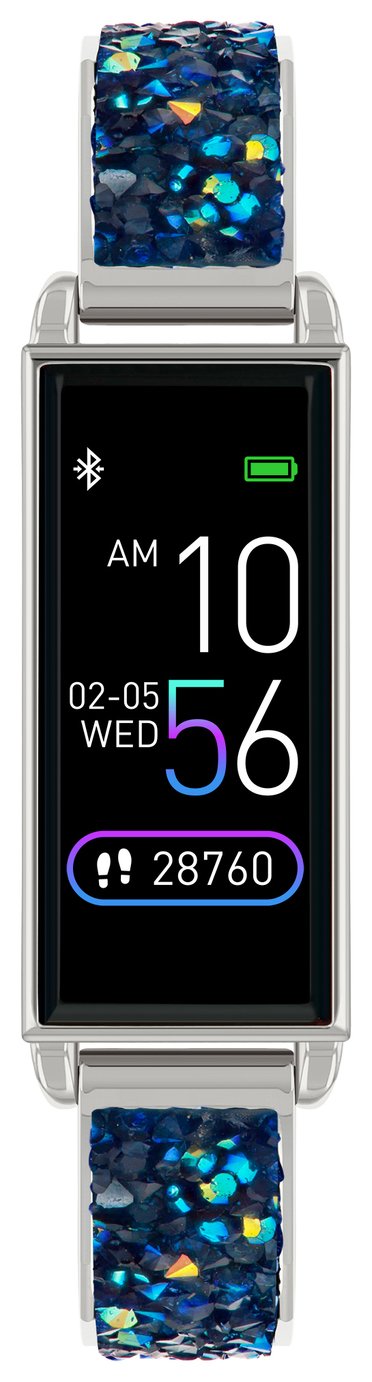 Reflex Active Smart Watch Blue Sparkle Semi-Bangle Review