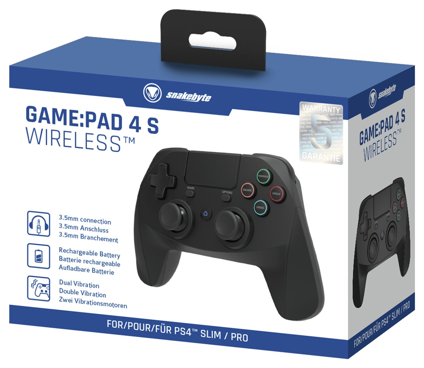Snakebyte GamePad 4S PS4 Wireless Controller Reviews Updated June 2023