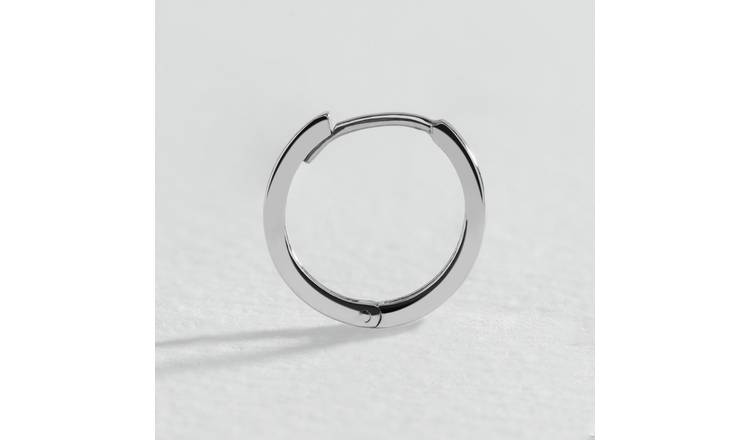 Silver hoop earrings deals at argos