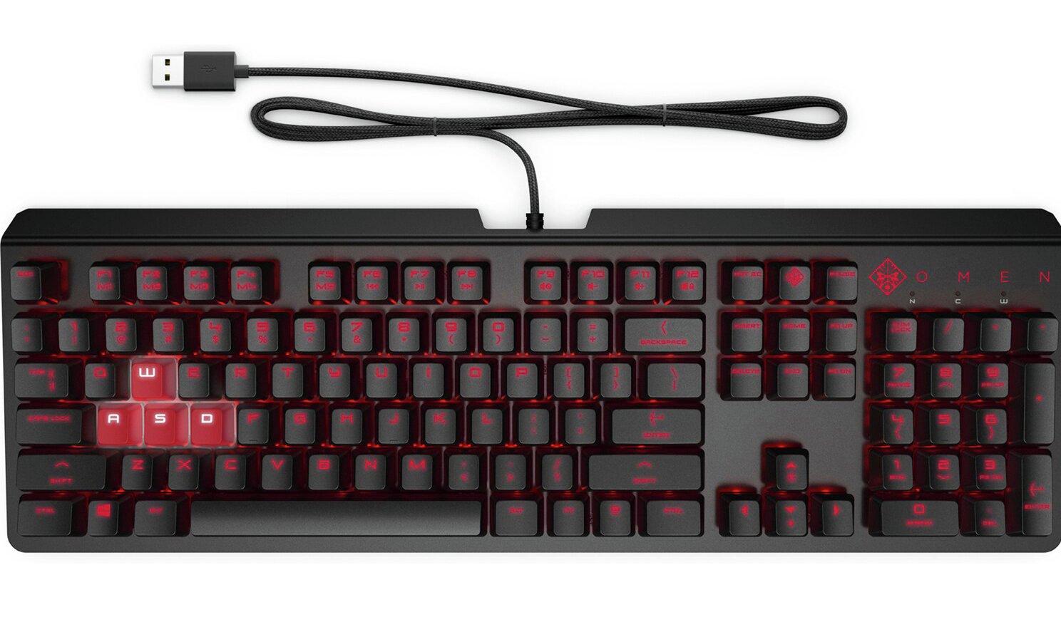 HP OMEN Encoder Mechanical Gaming Keyboard, Red