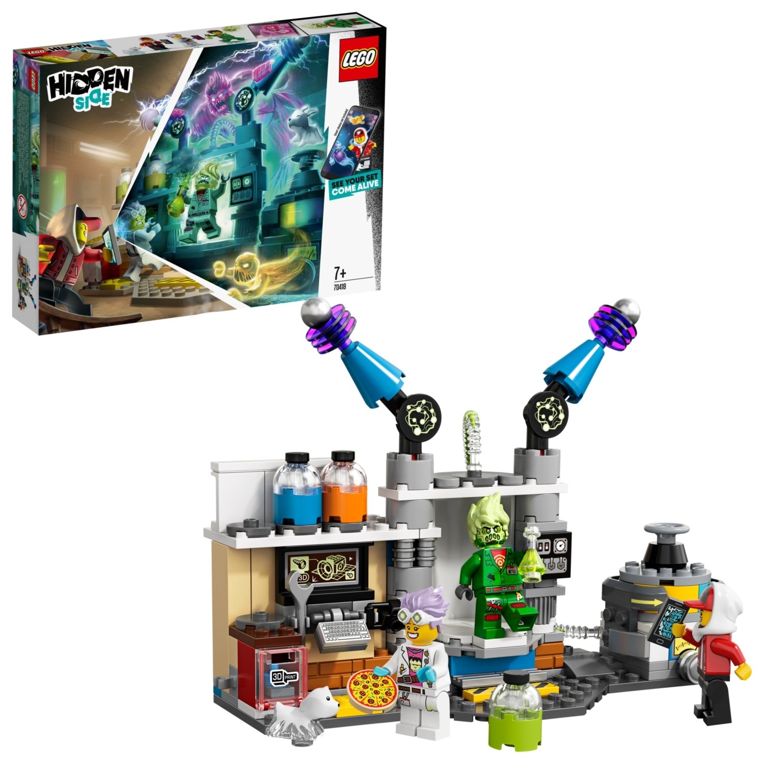 LEGO Hidden Side J.B.'s Ghost Lab  AR Games Set 70418