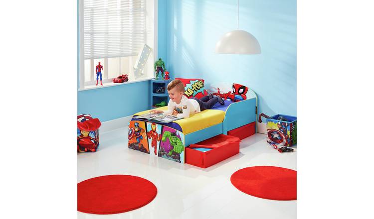 Buy Marvel Avengers Toddler Bed Frame With Drawers Kids Beds Argos