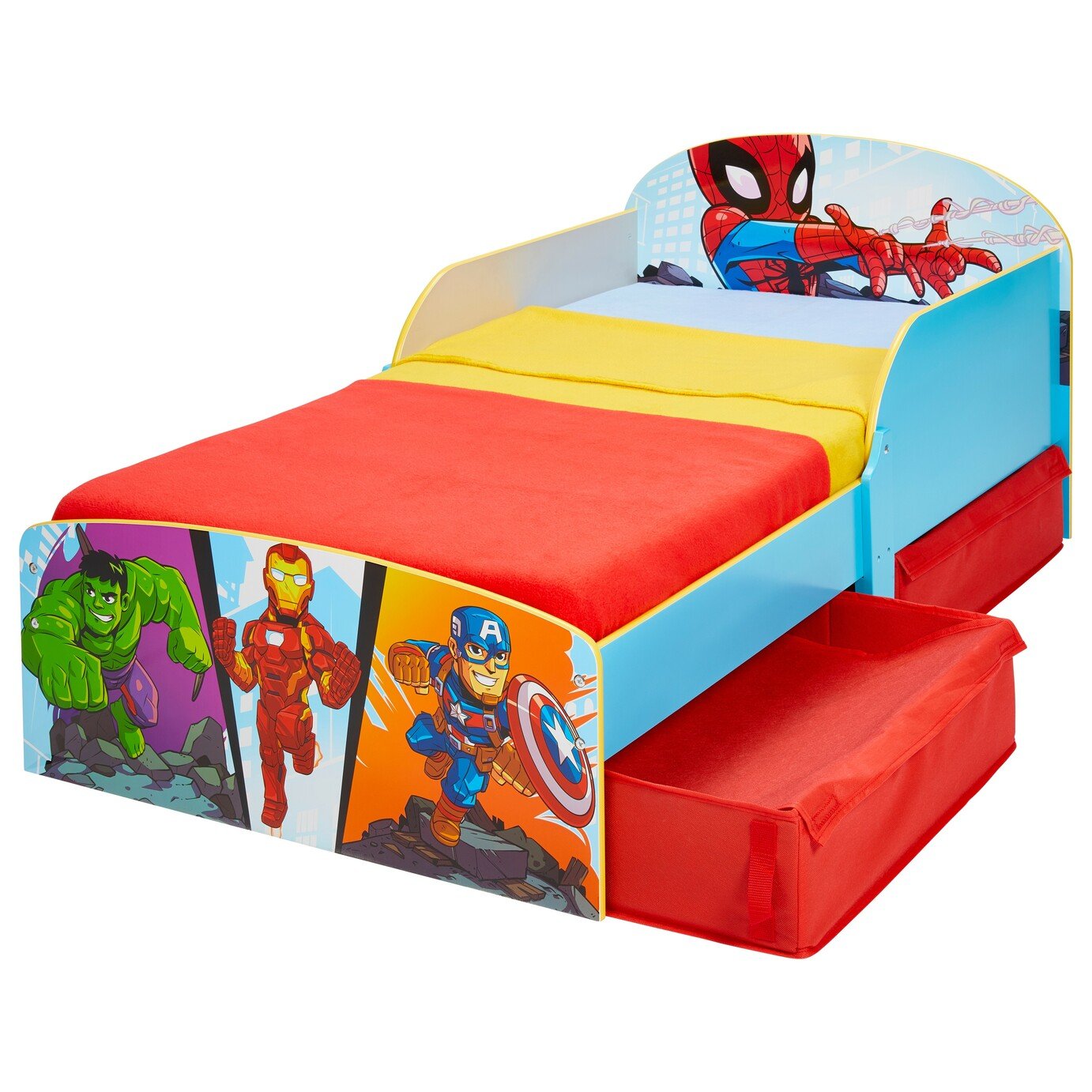 Marvel Avengers Toddler Bed Frame with Drawers Review