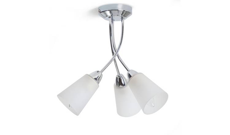 Argos chrome deals ceiling lights