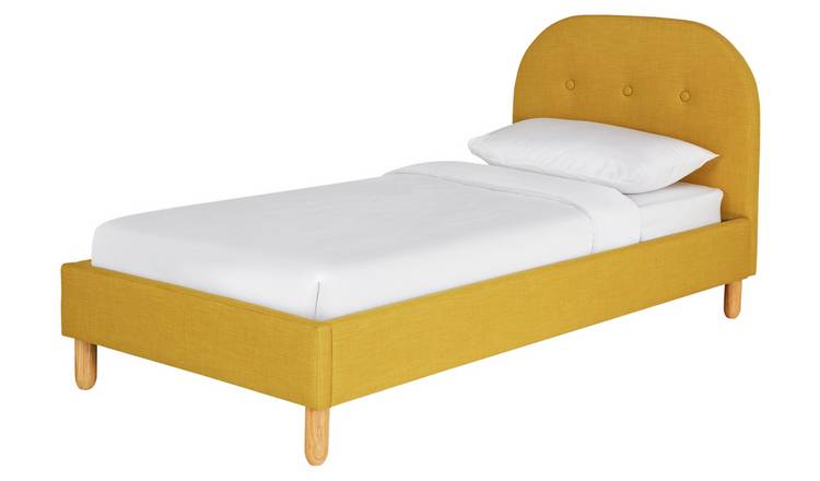 Habitat Elin Single Fabric Bed Frame - Mustard
