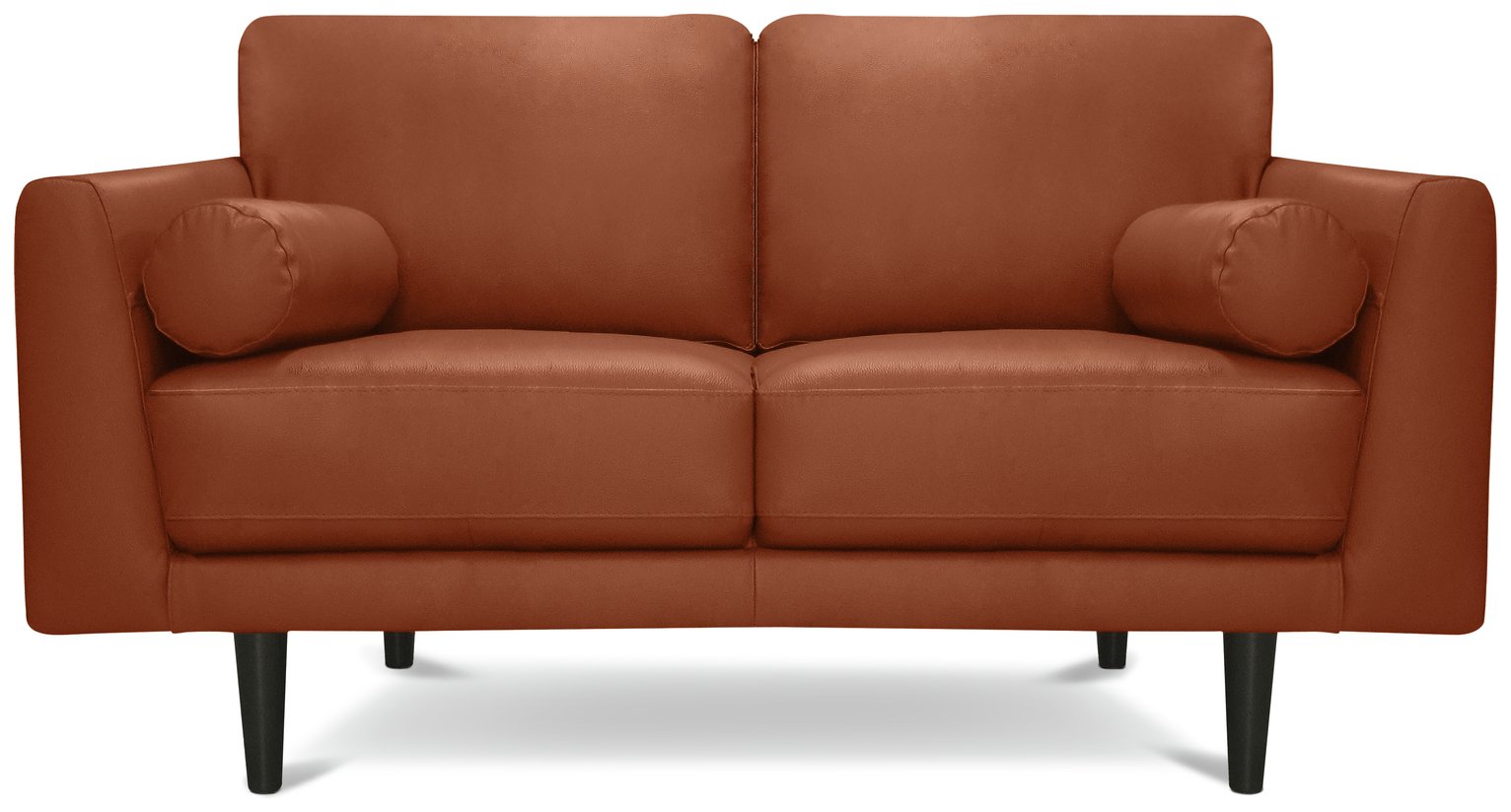 Habitat Jackson Leather 2 Seater Sofa - Tan