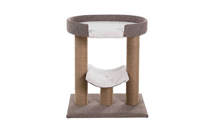 Cat house scratching outlet post