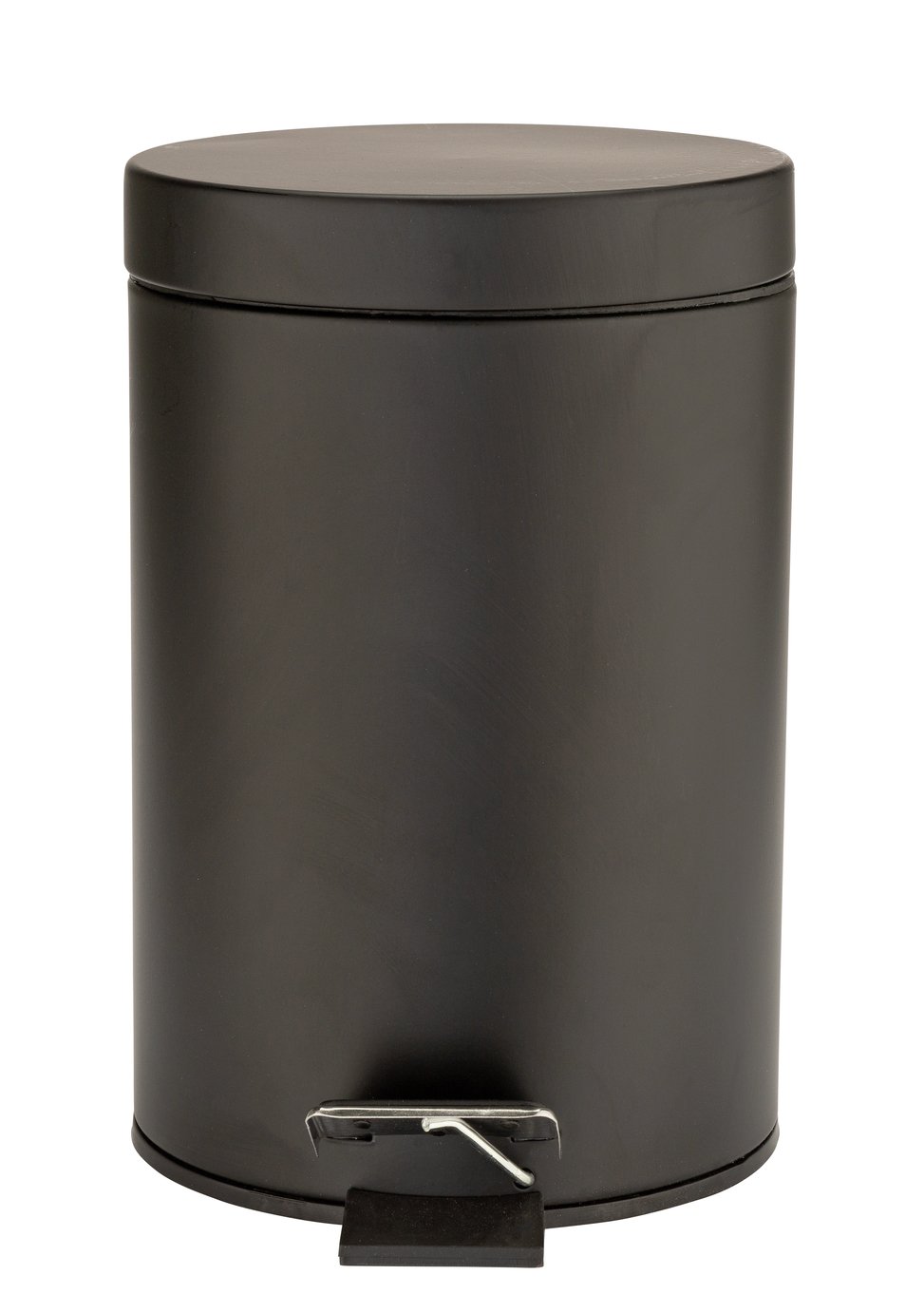 Argos Home 3 Litre Slow Close Bathroom Bin - Matte Black