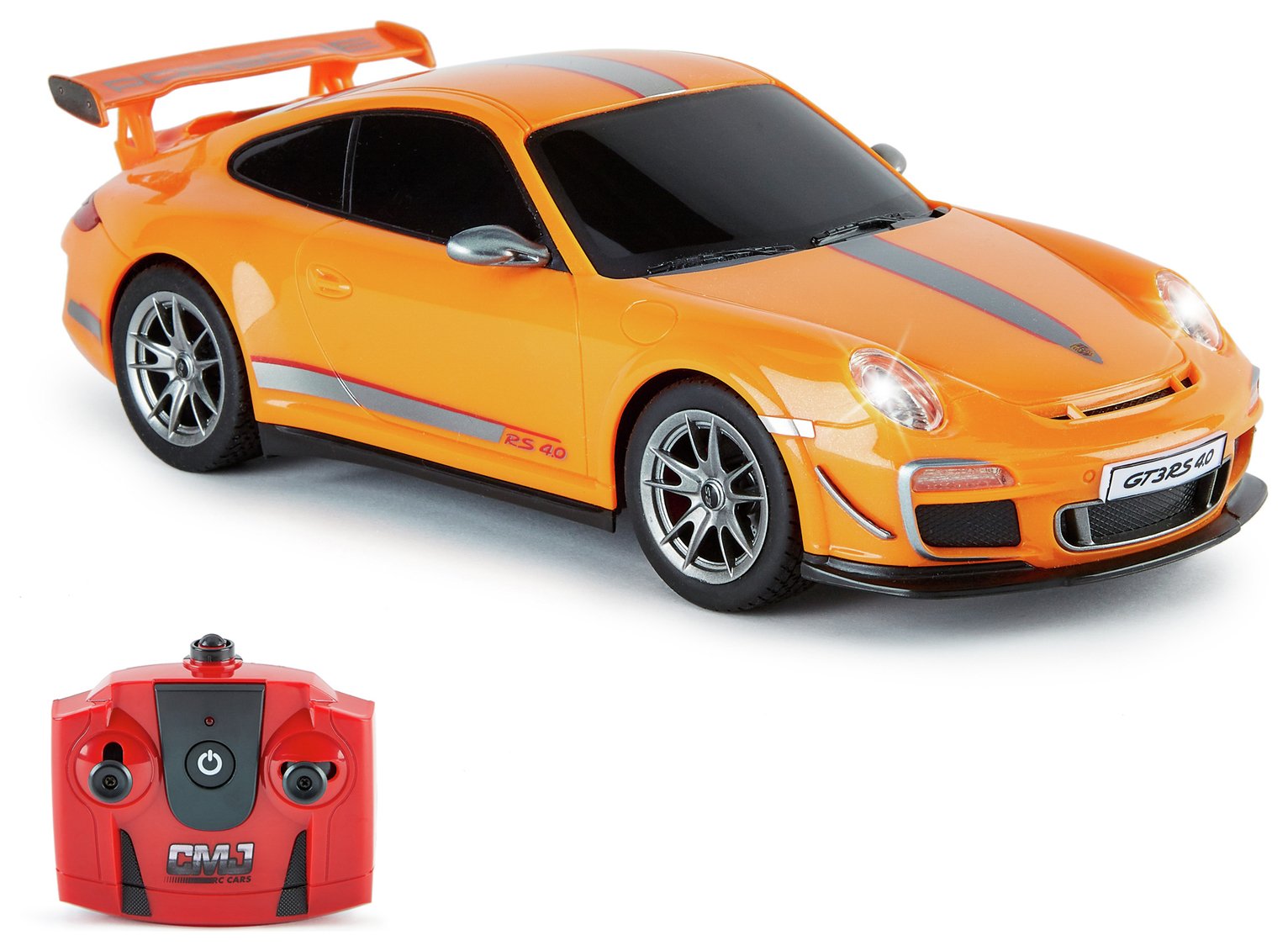 Radio Controlled Porsche 911 Scale 1:18 - Orange 2.4GHZ