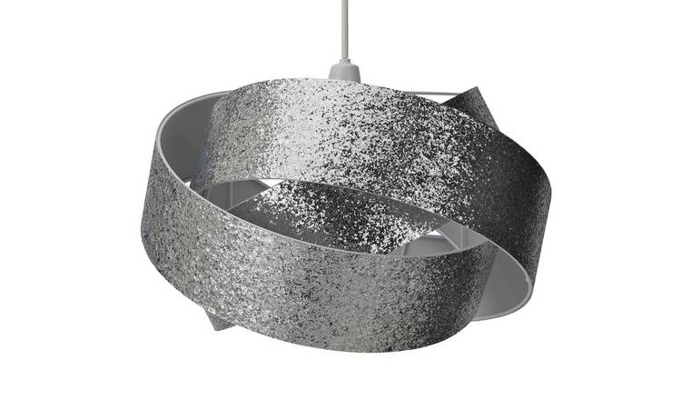 Buy Argos Home Glitter Ribbon Shade Silver Lamp Shades Argos