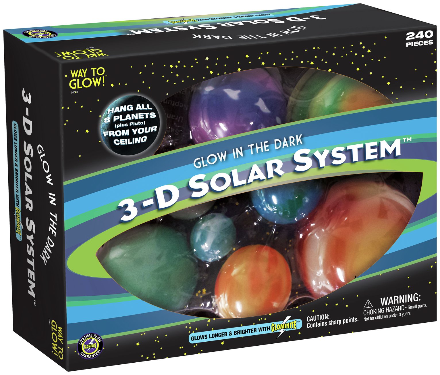 Great Explorations Glow in the Dark 3D Solar System